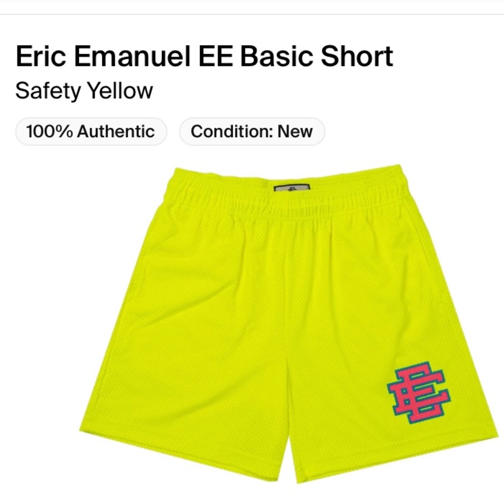 Safety Yellow Eric Emanuel EE basic short
